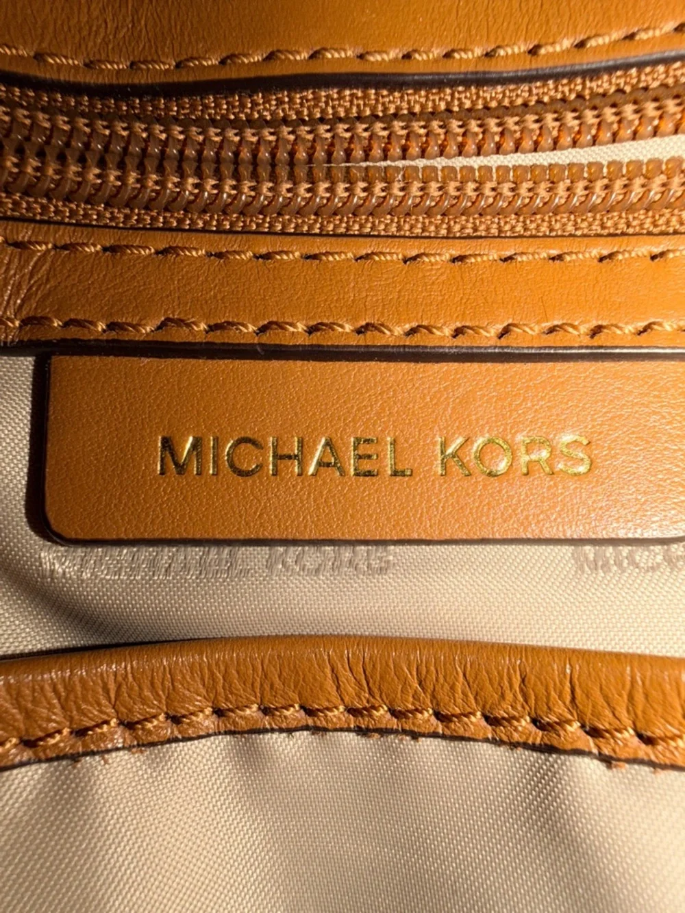 Michael Kors Signature Logo Crossbody Bag | Brown MK Monogram Gold Hardware 🤎